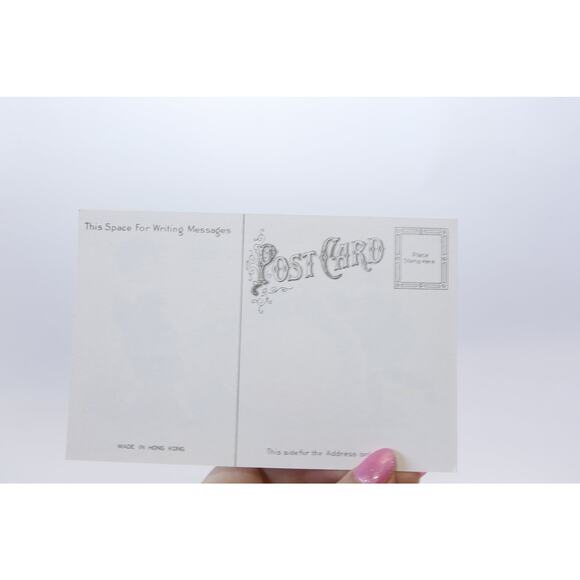 Easter Greetings, Adorable Children Rolling Easter Egg, 1900s, Antique Postcard, - Picture 2 of 2